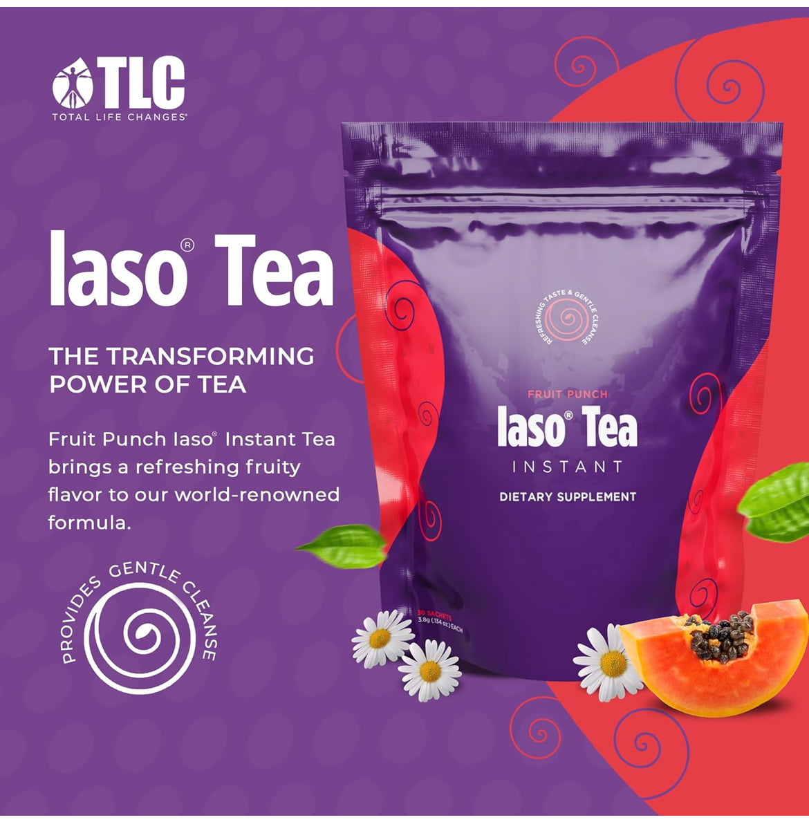 Total Life Changes Iaso Instant Tea (Fruit Punch)