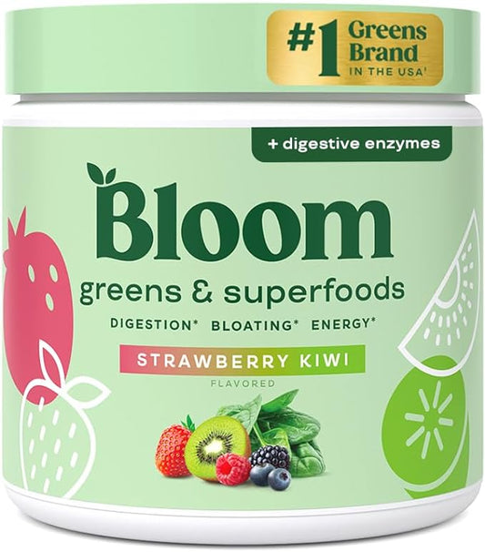 Bloom Nutrition Greens Strawberry Kiwi